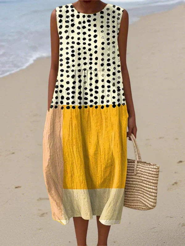 Polka Dot Colorblock / 3XL
