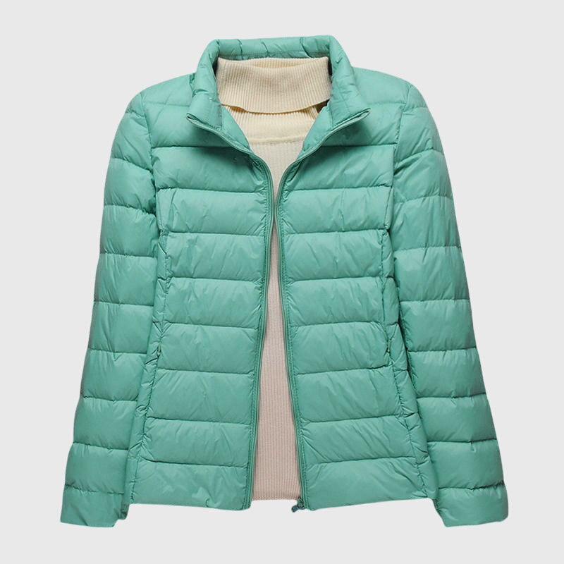 Turquoise Stand-up collar / 3XL