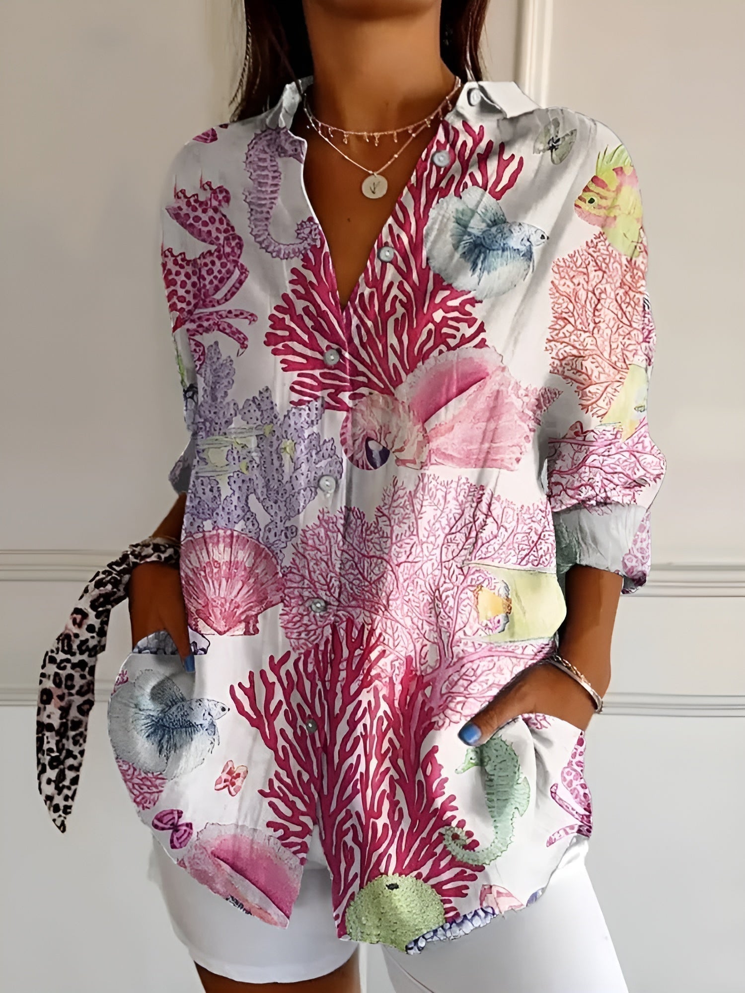 Orange /Gray Flower / 6XL